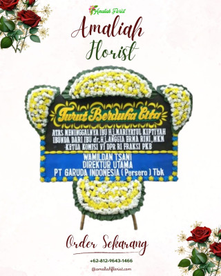 Papan Bunga Duka di Sawoo