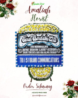 Papan Bunga Duka di Sawoo