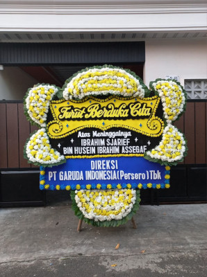 Papan Bunga Duka di Sawoo